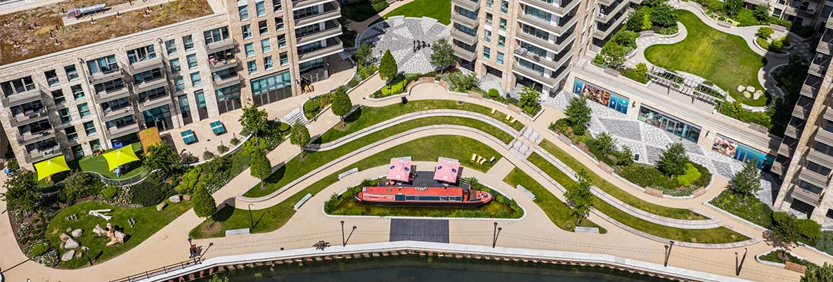 An aerial photograph of Grand Union