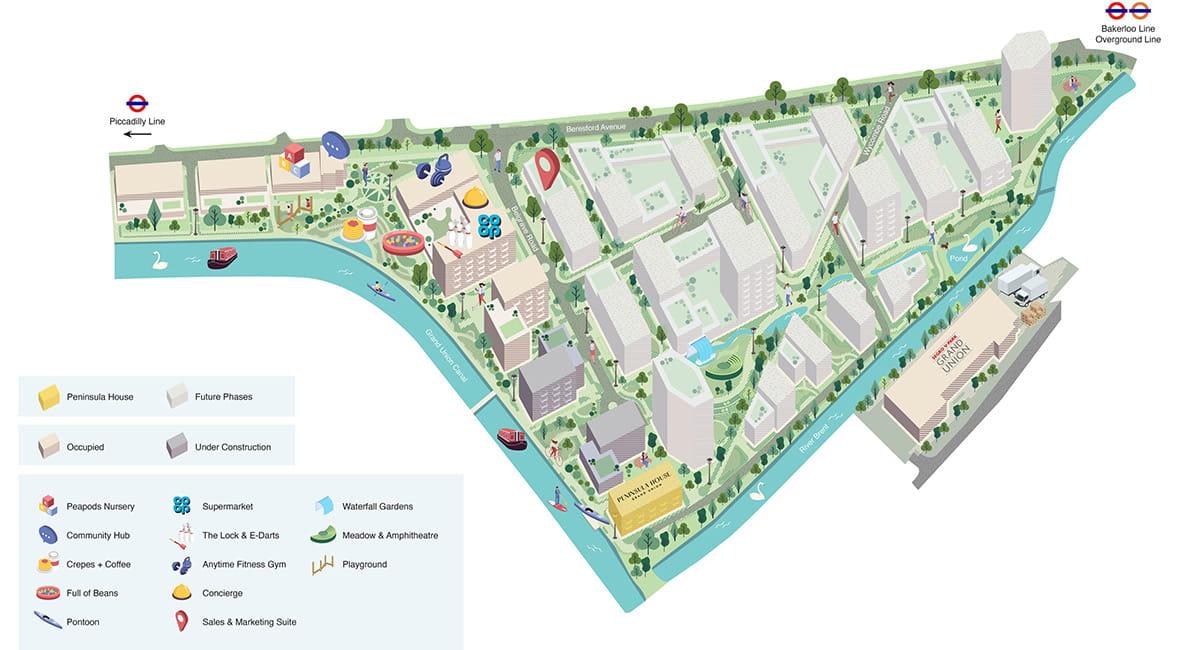 Grand Union community map